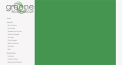 Desktop Screenshot of go-greene.com